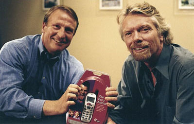 Mark Thompson with Richard Branson