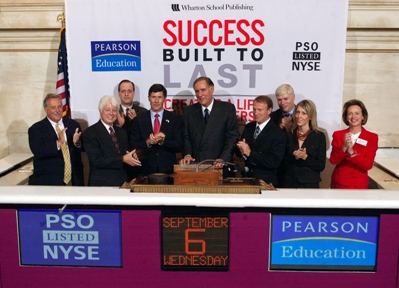 New York Stock Exchange Closing Bell with coauthors Stewart Emery and Mark Thompson and others