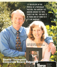 Bonita and Mark Thompson - Corporate Board Magazine