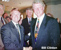 Mark Thompson with Bill Clinton