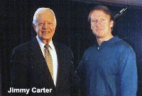 Mark Thompson with Jimmy Carter