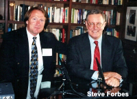 Mark Thompson with Steve Forbes